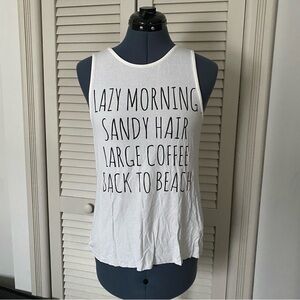 Forever 21 White Tank Top